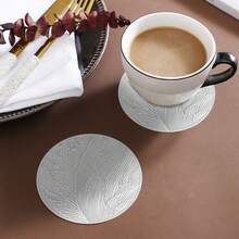 法式浪漫圆形PVC餐垫，创意印花奢华保温餐桌垫，防水餐垫 - 餐墊 - 查看 6