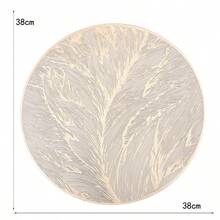 法式浪漫圆形PVC餐垫，创意印花奢华保温餐桌垫，防水餐垫 - 餐墊 - 查看 11