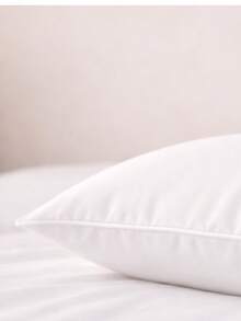 Hotel Collection Pillow 50*60 Cm – Scandinavian Premium Soft & Breathable Hypoallergenic Cushion. Made In Turkey - White - View 2