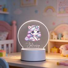 1pc Personalized Name Night Light, Children's Birthday Gift Customization, Friend Custom Gift, Bedroom Decor Customization, Party Decor Customization, Party Decor, Custom Moon Night Light, Back To School Gift - Black - View 19