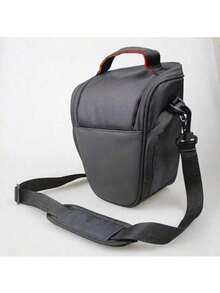 Bolso de hombro para cámara réflex digital, estuche de transporte compacto para lentes DSLR, adecuado para D3100, D3200, D7100 y otros modelos - Multicolor - Ver 8