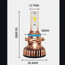 Faros LED de 50 W - Luces de doble cara - Negro - A - Ver 4