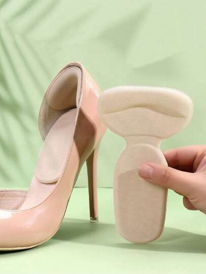 1 Pair Transparent Heel Grips, Heel Protector Pads, Shoe Size Reducer Cushions For Women High Heels & Shoes