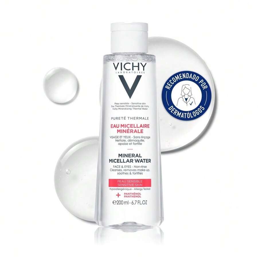 Vichy PURETÉ THERMALE Micellar Water 400ml For Sensitive Skin | Gentle & Effective Facial Cleanser With Thermal Water ✅ Entrega 24/72h A España (Península) | Beauty Explotion | Tu Tienda De Belleza Y Maquillaje – Explota Tu Mejor Versión. - 敏感 - 查看 1