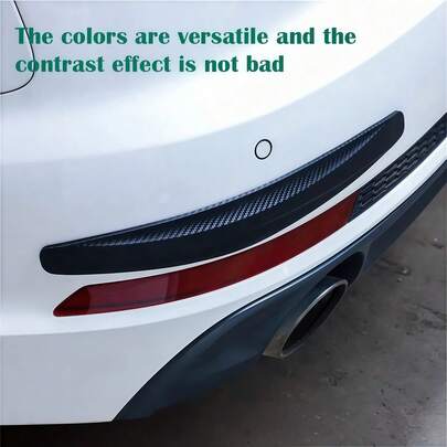4pcs Car PC Material Anti-Collision Strips, Front And Rear Bumper Corner Protection Stickers, Universal For Multiple Vehicle Models, Durable High Toughness PC Material, Specially Protect Bumper Corners