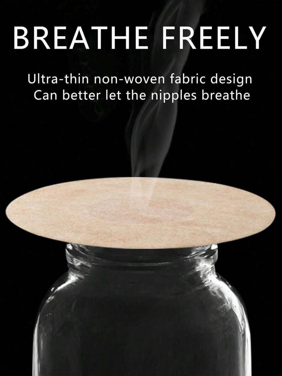 Nipple Covers For Women Invisible Nipple Tape Disposable Hypoallergenic Disposable Adhesive Nipple Pasties No-Show Breast Petals Stickers For Backless Dresses Wedding Gowns And Summer Tops Women's Lingerie Underwear Accessories Travel Essential For Outdoor Beach Office Back To School