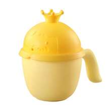 Taza de enjuague de ducha con diseño de corona - Recipiente de baño de plástico con efecto cascada y asa para un enjuague suave del cabello, accesorio de baño sin electricidad - tipo básico - Ver 8