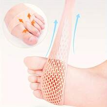 Toe Pad, Toe Ball Pad, Metatarsal Ball Pad, Callose Foot Gel Pad, Forefoot Pad, Universal One Size Fits All - White - View 3