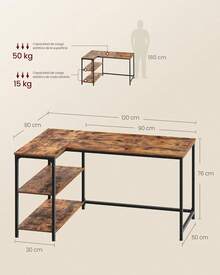 Game Tables - Marrone Vintage - View 2