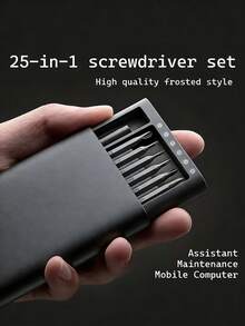 25in 1 Mini Screwdriver Set Flat Head Small Screwdriver For Electronics/ Mobile Phones/ Computers/ Glasses/ Watches/ Jewelry Precision Repair Tools - Multicolor - View 2