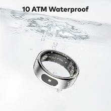 itel Ring 2 Smart Ring Heart Rate, Blood Oxygen, Sleep And Activity Monitoring Touch Controls, Remote Camera Operation Long Battery Life: 5-7 Days - Champagne - View 3