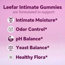 LEEFAR Her Juicy Feminine Probiotics Gummies- All In One Solution With Slippery Elm And Prebiotics&Lactobacillus Probiotic Blend For Women's PH Balance And Dryness -Intimate Health & PH Balance Support With Slippery Elm - Hawaiian Pineapple Gummies 60 Count Probiotics Women   Free Shipping - 1瓶 - 查看 3
