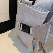 多功能可转换旅行包 - 轻便尼龙行李包，带拉杆箱套，多功能背包和单肩包 - 彩色 - 查看 3