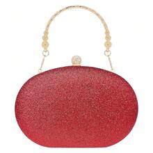 SH Clutch Purses For Women Formal Rhinestone Evening Bag Sparkly Handbags Wedding Party Cocktail Prom - Embrague rojo - Ver 3