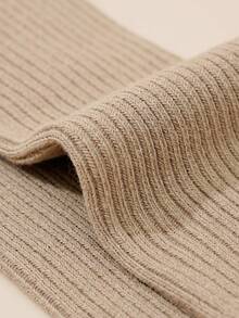 2双女童亚麻蕾丝边过膝袜，优雅甜美舞蹈袜，适合返校季 - 彩色 - 查看 3