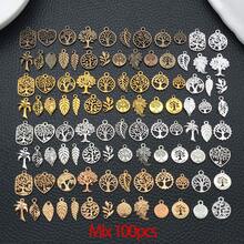 1pack Tree Of Life Charms Antique Bronze Tree Of Life Pendants Mixed Tree Beads Charms Jewelry Findings For DIY Necklace Bracelet Earring - Multicolor - View 12
