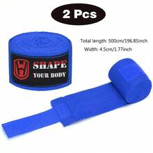 2pcs 3 Meters/5m Boxing Handwraps Elastic Muay Thai Bandages Handguards Martial Arts Training Wraps For Men & Women - Multicolor - View 16