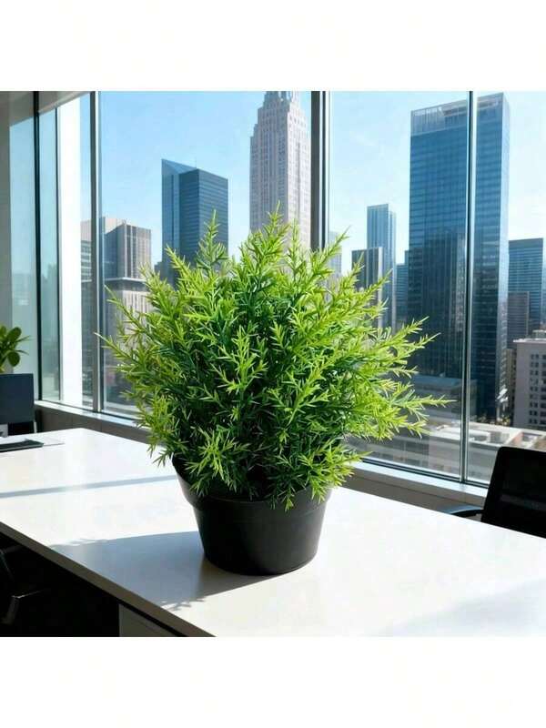 1株仿真悬挂植物，仿真常春藤藤蔓，人造常春藤叶，适用于婚礼墙面、房间、露台、室内外家庭置物架、办公室装饰（不含篮子）