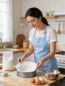 50张展开式烘焙纸垫，4/6/8英寸不粘硅胶涂层纸，适用于蛋糕模具、烤盘、烤箱、空气炸锅、厨房烘焙、烧烤、露营、派对、返校季等场合。 - 白色 - 查看 7