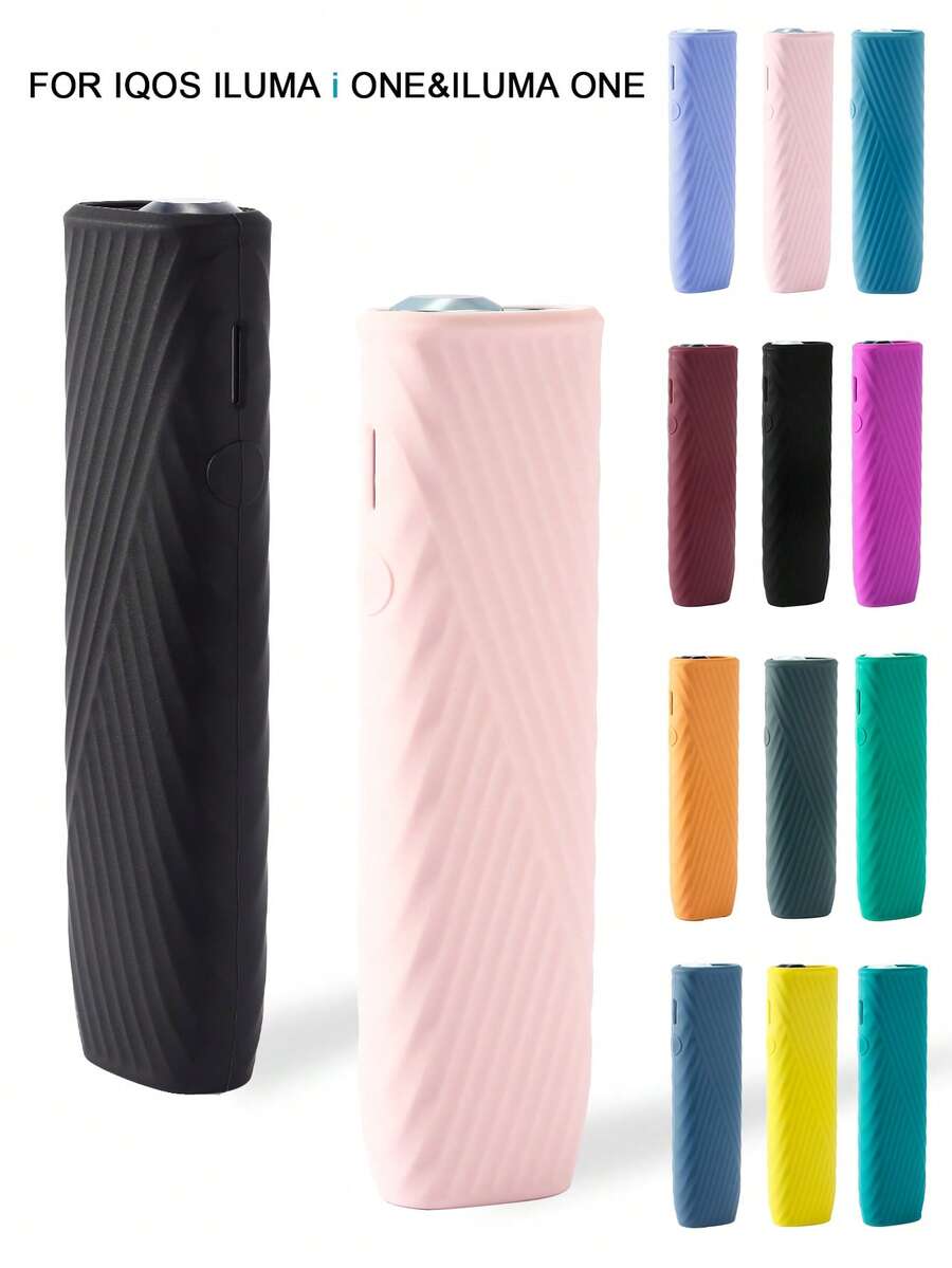 BLBLBL 1 pieza Funda protectora de silicona para IQOS ILUMA I ONE y ILUMA ONE, antideslizante y a prueba de golpes, disponible en varios colores, de material de silicona cómodo, adecuado como regalo o accesorio de uso diario para IQOS ILUMA I ONE y ILUMA ONE
