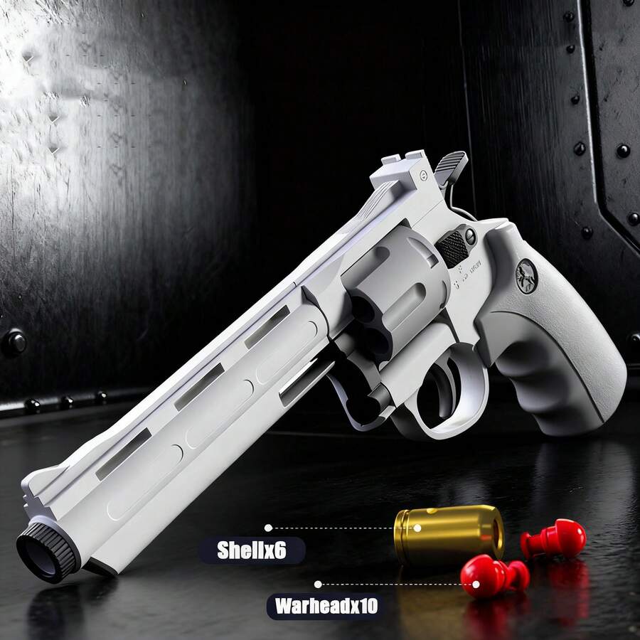 Mechanical Double-Action Revolver Soft Bullet Gun, Toy, ZP5 Pistol ...