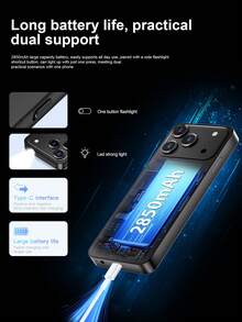 SERVO F27 PRO 键盘智能手机，Android 11.0 操作系统，2GB+16GB，3.5 英寸屏幕，快速拨号，WIFI 4G LTE 触摸屏智能手机 - 黑色 - 查看 6