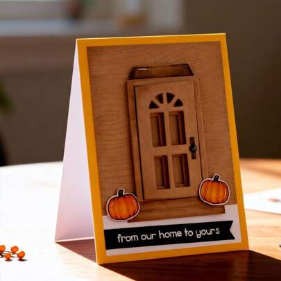 1pc Arch-Shaped Paper Cutting Mold - Suitable For Paper Art, Card Making, Album Decoration And DIY, Made Of Metal