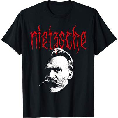 Friedrich Nietzsche - Heavy-Metal Philosopher T-Shirt Hoodie