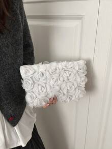 Large-Capacity Minimalist Style Versatile Luxury Women's Bag, 2026 New Model, High-End Handbag For Ladies - White - View 10