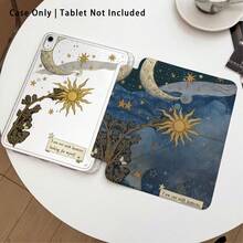 1 ốp bảo vệ máy tính bảng kèm chân đế, tương thích với Honor/Apple/Galaxy và các dòng máy tính bảng phổ biến khác, có thể gập lại chống cong vênh, các góc được gia cố bằng silicon, chức năng tự động bật/tắt màn hình, khe cắm bút tích hợp, chân đế gập đa góc - Bảo vệ hoàn hảo hàng ngày, món quà lý tưởng. - Nhiều màu - Xem 2