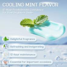 海洋灵感益生菌平衡牙膏，美白、去除牙渍和牙菌斑 - 薄荷 - 查看 10