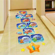 1 Set - Hopscotch Game Stickers, Numeric Pattern Game Stickers, Interactive Educational Game Stickers, Suitable For Room, Living Room - Birthday Gift - Easter Gift - New Year Gift - Valentine's Day Gift - Perfect Gift - Gift - Toys - Games - Multicolor - View 19
