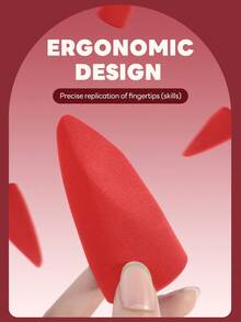 MAANGE 1个多功能化妆海绵，可湿用，柔软亲肤，方便携带。非常适合旅行、化妆、家居装饰、梳妆台、卧室、化妆品、粉扑、化妆海绵等。价格实惠，是圣诞节或节日小礼物、赠品、旅行、平价好物、旅行必备品的理想之选。 - 紅色 - 查看 10