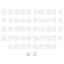 HOHOBLA 50Pcs Clear Cake Carrier Boxes, Square Dessert Boxes With Lid And Handle 50 Sets Mini Cupcake Boxes Plastic Cake Box Square Clear Cake Boxes For Birthday Home Party Wedding Banquet - 5.9*5.9*5.9 In - View 1
