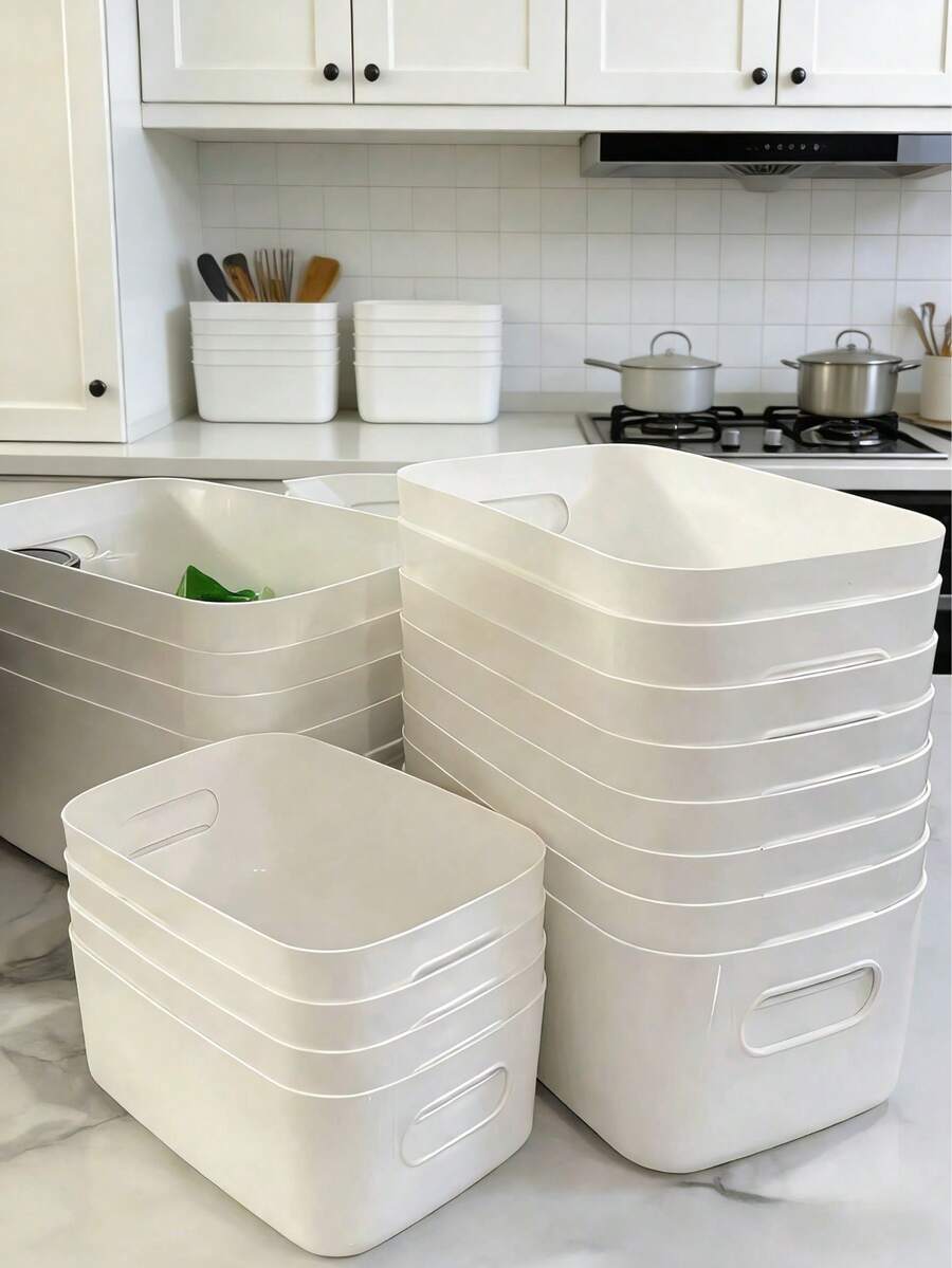 1/5/10pcs-Multifunctional Kitchen Storage Boxes, Suitable For Kitchen Storage, Drawer Organizer, Kitchen Utensils, Kitchen Seasoning, Kitchen Storage, Drawer Storage Boxes, Kitchen Tools, Kitchen Supplies