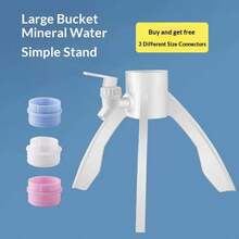 Inverted Water Bottle Holder With Faucet, Portable Dispenser Stand For Indoor And Outdoor Use - Multicolor - View 4