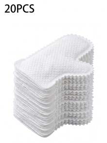 Bộ 10/20/30 găng tay lau chùi siêu mềm bằng sợi microfiber - Sử dụng đa năng khô/ướt, dễ dàng loại bỏ bụi bẩn, găng tay lau bụi gia dụng, dễ dàng vệ sinh nhà bếp, phòng khách, phòng ngủ, xe hơi, đồ nội thất và cửa sổ. - Trắng - Xem 15