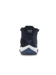 Air Jordan 11 Retro 'Midnight Navy Velvet' Blue Metallic-Silver White Sneakers Women AR0715-441 - 彩色 - 查看 6