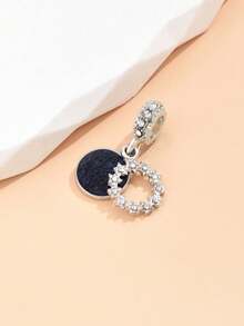 1个花朵造型绿黑水钻吊坠，DIY手链、珠子、吊坠、饰品、创意DIY配件 - 彩色 - 查看 6