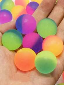 10 piezas de 25mm Pelotas saltarinas de colores del arcoíris - Recuerdos de fiesta y regalos de cumpleaños! Tamaño pequeño (patrón aleatorio), recuerdos de fiesta, regalos de fiesta de cumpleaños, pelotas saltarinas, juguetes de pelotas saltarinas, decoraciones de fiesta con tema de Stitch, mini pelotas - Multicolor - Ver 2