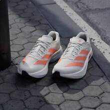 Adidas ADIZERO BOSTON 13 Cushioned Professional Running Shoes, A Great Gift For Boyfriend - Beige/Orange - View 11