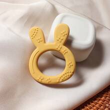 Baby Silicone Teething Stick, Cute Rabbit Teether, Infant Anti-Bite Easy Grip Teething Toy - Multicolor - View 9