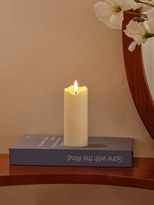 Realistic Flame LED Electronic Candle Set, Warm Light Wave Rim, Birthday Gift, Holiday Atmosphere Decor Light, Luxury Home Soft Furnishing Decoration Light - Multicolor - View 6