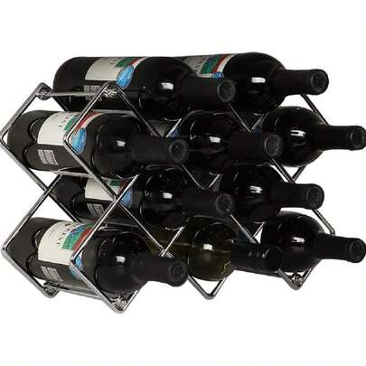 N-W55 ワインラック ワインホルダー 10本収納 ワイン シャンパンボトル 収納ケース スタンド インテリア