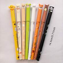 Bộ 8 bút bi gel hình động vật có thể xóa được, nhiều màu mực khác nhau, thiết kế hình sư tử, voi, bò, khủng long, thích hợp để viết, vẽ, làm bài tập về nhà, vẽ nguệch ngoạc, có thể dùng làm phần thưởng cho học sinh, quà tặng tựu trường. - Nhiều màu - Xem 4