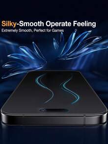 3pcs 9H Matte Ceramic Tempered Glass Screen Protector Compatible With IPhone 17 Pro Max/17 Pro/17 Air/16 Pro Max/16 Pro/14/13/12/11, Full Screen Coverage, Scratch-Resistant, Anti-Fingerprint - Black - View 4