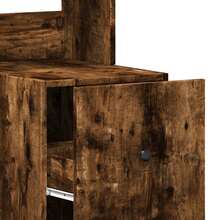 vidaXL Küchenschrank Räuchereiche 35x50x180 cm Holzwerkstoff - Braun - Übersicht 9
