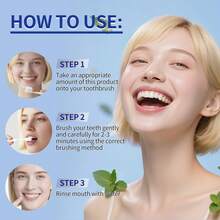 海洋灵感益生菌平衡牙膏，美白、去除牙渍和牙菌斑 - 薄荷 - 查看 5