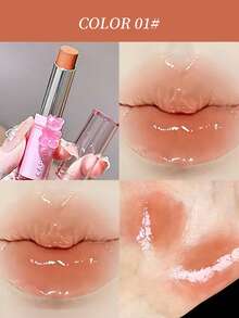 Cappuvini Son tint bóng mịn dưỡng ẩm, màu tự nhiên, son dưỡng dạng thỏi hình gấu, lâu trôi, chống lem, son môi đa năng - Nhiều màu - Xem 15