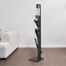 Staubsaugerständer 32x26x126cm, kompatibel mit Dyson G5 V15 V12 V11 V10 V8 V7 V6 Serie Standstaubsaugern & Zubehör, Bodenständer, Halterung mit 6 Haken & rutschfesten Fußpolstern, schwarz - 12,60 x 10,24 x 49,61 Zoll(schwarz) - Übersicht 1
